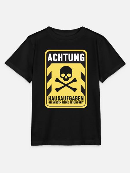 Hausaufgaben Schüler - Stanley/Stella Kinder T-Shirt MINI CREATOR - Schwarz