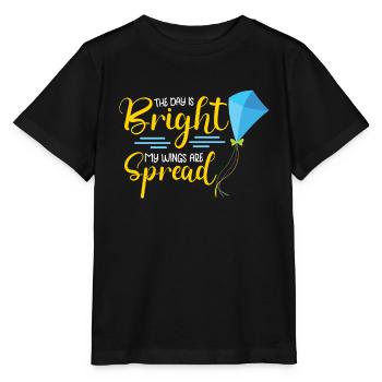 Kite Flying Kite Fan For Fite Flying Lovers - Stanley/Stella MINI CREATOR Kids’ T-Shirt - black - Front - Mikhail (115cm)