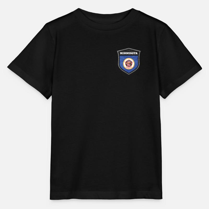Minnesota - T-shirt bio MINI CREATOR Stanley/Stella Enfant - noir