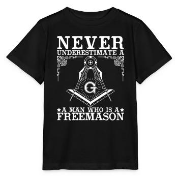 Conspiracy theories Conspiracy theorists - Stanley/Stella MINI CREATOR Kids’ T-Shirt - black - Front - Mikhail (115cm)