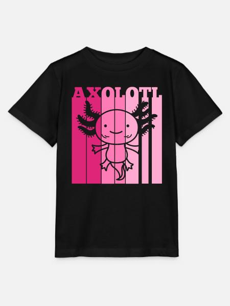 Axolotl - Stanley/Stella Kinder T-Shirt MINI CREATOR - Schwarz