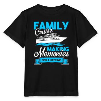 Croisière Croisière Vacances Croisière Familiale - T-shirt bio MINI CREATOR Stanley/Stella Enfant - noir - Devant - Mikhail (115cm)