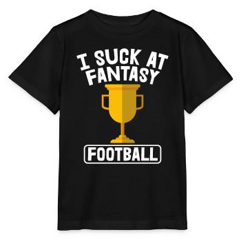 I suck at the fantasy football loser - Stanley/Stella MINI CREATOR Kids’ T-Shirt - black - Front - Mikhail (115cm)