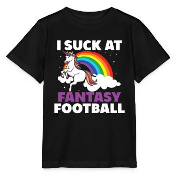 I suck at the fantasy football loser - Stanley/Stella MINI CREATOR Kids’ T-Shirt - black - Front - Mikhail (115cm)