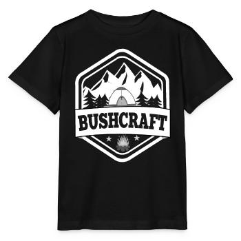 Bushcraft Survival Outdoor Wilderness Faune - T-shirt bio MINI CREATOR Stanley/Stella Enfant - noir - Devant - Mikhail (115cm)