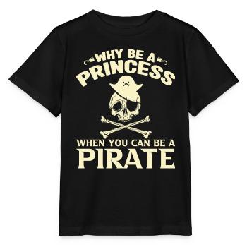 Pirate Kids Skull Party Pirates - Stanley/Stella MINI CREATOR Kids’ T-Shirt - black - Front - Mikhail (115cm)