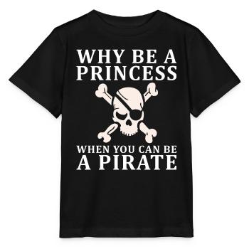Pirate Kids Skull Party Pirates - Stanley/Stella MINI CREATOR Kids’ T-Shirt - black - Front - Mikhail (115cm)