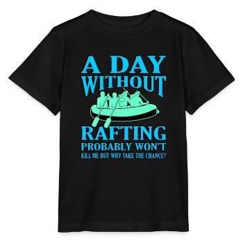 Rafting - T-shirt bio MINI CREATOR Stanley/Stella Enfant - noir - Devant - Mikhail (115cm)