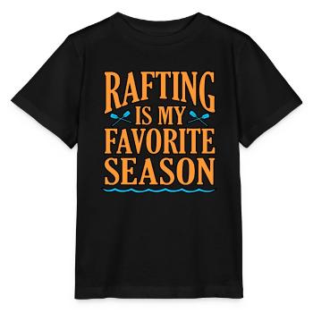 Saison de rafting - T-shirt bio MINI CREATOR Stanley/Stella Enfant - noir - Devant - Mikhail (115cm)