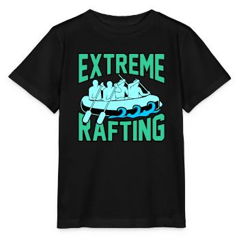 Extreme rafting - Stanley/Stella MINI CREATOR Kids’ T-Shirt - black - Front - Mikhail (115cm)
