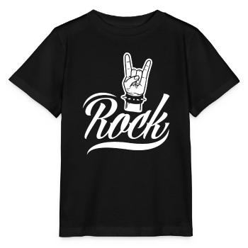 Gitarre Rockmusik Rockmusiker - Stanley/Stella Kinder T-Shirt MINI CREATOR  - Schwarz - Vorne - Mikhail (115cm)