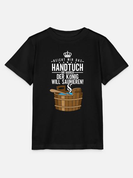 Sauna - Stanley/Stella Kinder T-Shirt MINI CREATOR - Schwarz
