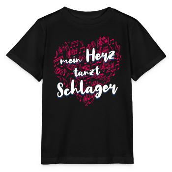 Fête de la musique folklorique Festival de village Ouftit Schlager allemand - T-shirt bio MINI CREATOR Stanley/Stella Enfant - noir - Devant - Mikhail (115cm)