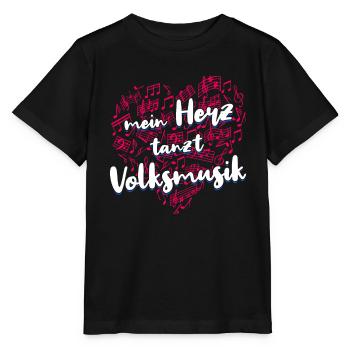 Volksmusik Party Dorffest Ouftit Deutsche Schlager - Stanley/Stella Kinder T-Shirt MINI CREATOR  - Schwarz - Vorne - Mikhail (115cm)