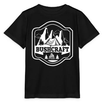 Bushcraft Survival Outdoor Wilderness Faune - T-shirt bio MINI CREATOR Stanley/Stella Enfant - noir - Devant - Mikhail (115cm)