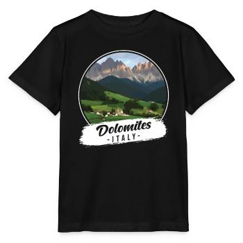 Dolomites Italie Souvenir - T-shirt bio MINI CREATOR Stanley/Stella Enfant - noir - Devant - Mikhail (115cm)