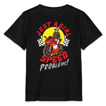Dirt Bike Dirt Bike Riding Motocross Dirt Biking - Stanley/Stella MINI CREATOR Kids’ T-Shirt - black - Front - Mikhail (115cm)