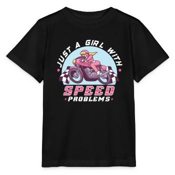 Dirt Bike Dirt Bike Riding Motocross Dirt Biking - Stanley/Stella MINI CREATOR Kids’ T-Shirt - black - Front - Mikhail (115cm)