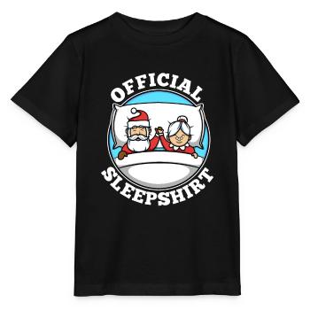 Official sleepshirt christmas - Stanley/Stella MINI CREATOR Kids’ T-Shirt - black - Front - Mikhail (115cm)
