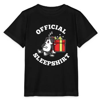 Official sleepshirt christmas - Stanley/Stella MINI CREATOR Kids’ T-Shirt - black - Front - Mikhail (115cm)