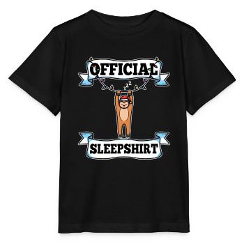 Official sleepshirt christmas - Stanley/Stella MINI CREATOR Kids’ T-Shirt - black - Front - Mikhail (115cm)