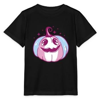 Transgender Pride Pumpkin LGBT Trans Flag - T-shirt bio MINI CREATOR Stanley/Stella Enfant - noir - Devant - Mikhail (115cm)