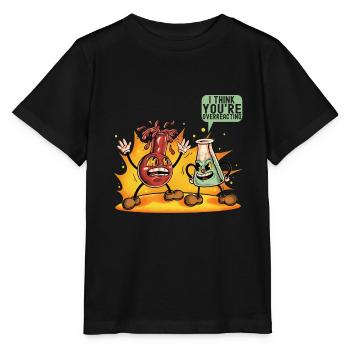 Chimiste chimiste - T-shirt bio MINI CREATOR Stanley/Stella Enfant - noir - Devant - Mikhail (115cm)