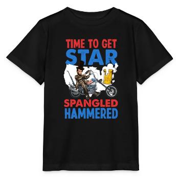 Amérique États-Unis Américain Américain - T-shirt bio MINI CREATOR Stanley/Stella Enfant - noir - Devant - Mikhail (115cm)