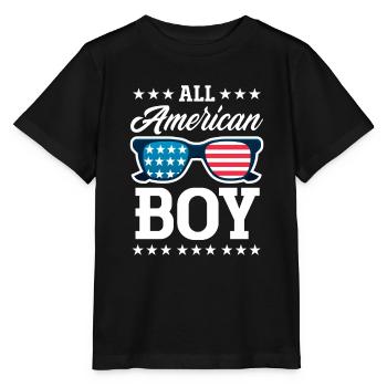 Amérique États-Unis Américain Américain - T-shirt bio MINI CREATOR Stanley/Stella Enfant - noir - Devant - Mikhail (115cm)