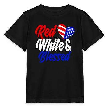 Amérique États-Unis Américain Américain - T-shirt bio MINI CREATOR Stanley/Stella Enfant - noir - Devant - Mikhail (115cm)