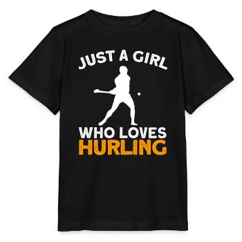 Schleudern Hurling - Stanley/Stella Kinder T-Shirt MINI CREATOR  - Schwarz - Vorne - Mikhail (115cm)