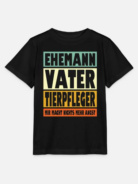 Tierpfleger Vater Ehemann Held - Stanley/Stella Kinder T-Shirt MINI CREATOR  - Schwarz