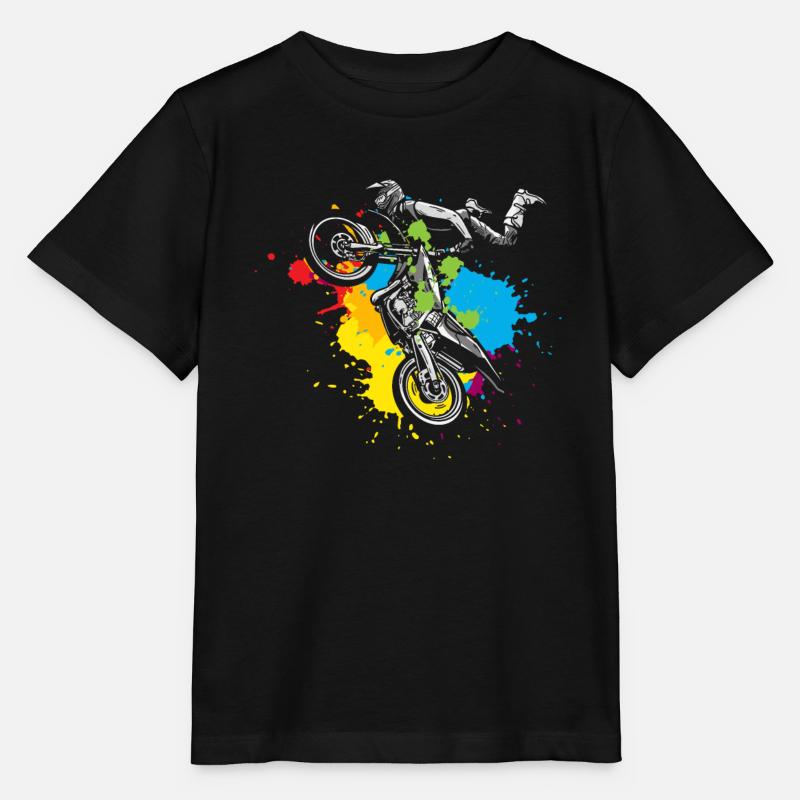 Motocross - T-shirt bio MINI CREATOR Stanley/Stella Enfant - noir