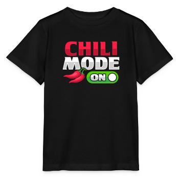 Chili mode on Habanero chili lovers - Stanley/Stella MINI CREATOR Kids’ T-Shirt - black - Front - Mikhail (115cm)