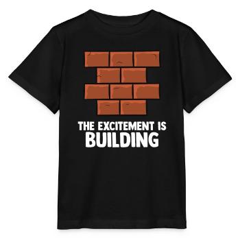 Maurer Arbeit Spruch - Stanley/Stella Kinder T-Shirt MINI CREATOR  - Schwarz - Vorne - Mikhail (115cm)