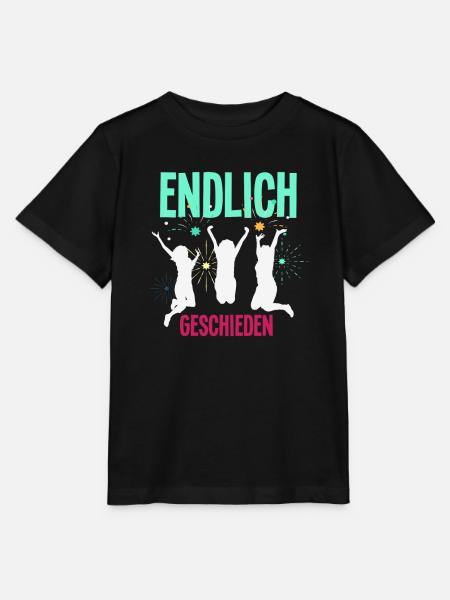 Endlich Geschieden Scheidungsparty - Stanley/Stella Kinder T-Shirt MINI CREATOR - Schwarz