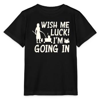 Drôle de nettoyage de concierge d’école - T-shirt bio MINI CREATOR Stanley/Stella Enfant - noir - Devant - Mikhail (115cm)