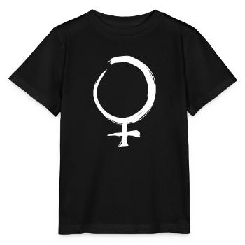 Venus Astrologie Symbol - Stanley/Stella Kinder T-Shirt MINI CREATOR  - Schwarz - Vorne - Mikhail (115cm)