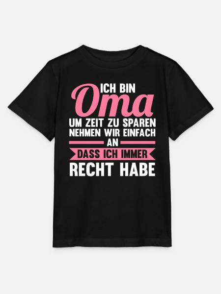Großmutter Großmama Omi Oma - Stanley/Stella Kinder T-Shirt MINI CREATOR  - Schwarz