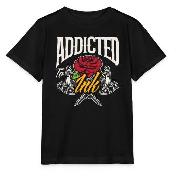 Tatouage Tatouage Tatouage Hobby Cadeau - T-shirt bio MINI CREATOR Stanley/Stella Enfant - noir - Devant - Mikhail (115cm)