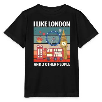 Londres - T-shirt bio MINI CREATOR Stanley/Stella Enfant - noir - Devant - Mikhail (115cm)