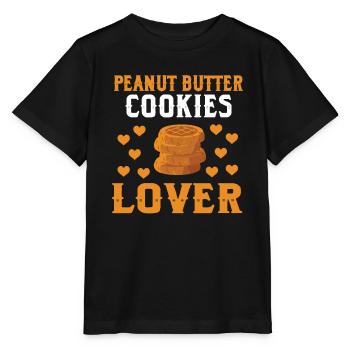 Liebhaber Von Erdnussbutterplätzchen - Stanley/Stella Kinder T-Shirt MINI CREATOR  - Schwarz - Vorne - Mikhail (115cm)