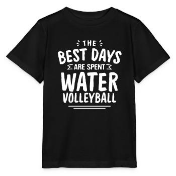 Les meilleurs jours sont passés Water Volleyball Été - T-shirt bio MINI CREATOR Stanley/Stella Enfant - noir - Devant - Mikhail (115cm)