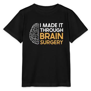 Blague sur la chirurgie cérébrale Cadeau de sensibilisation à la chirurgie cérébrale - T-shirt bio MINI CREATOR Stanley/Stella Enfant - noir - Devant - Mikhail (115cm)