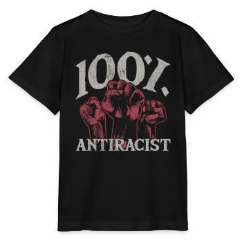 Punk Rock Anti-racism, against racism - Stanley/Stella MINI CREATOR Kids’ T-Shirt - black - Front - Mikhail (115cm)