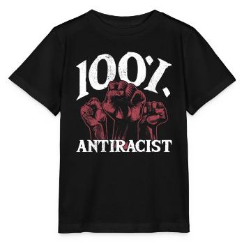 Punk Rock Anti-racism, against racism - Stanley/Stella MINI CREATOR Kids’ T-Shirt - black - Front - Mikhail (115cm)