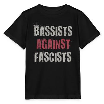 Gitarristen gegen Rassisten Punk Antirassismus - Stanley/Stella Kinder T-Shirt MINI CREATOR  - Schwarz - Vorne - Mikhail (115cm)