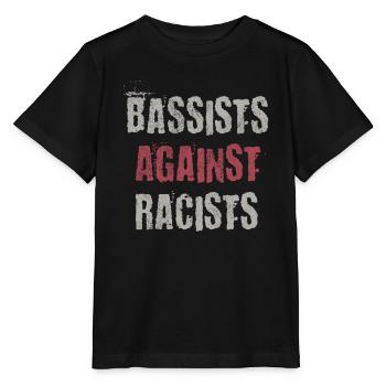 Gitarristen gegen Rassisten Punk Antirassismus - Stanley/Stella Kinder T-Shirt MINI CREATOR  - Schwarz - Vorne - Mikhail (115cm)