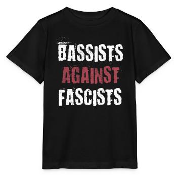 Gitarristen gegen Rassisten Punk Antirassismus - Stanley/Stella Kinder T-Shirt MINI CREATOR  - Schwarz - Vorne - Mikhail (115cm)