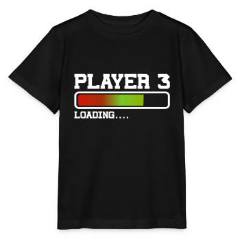 Spieler 3 Lädt Neues Gaming Vater Baby - Stanley/Stella Kinder T-Shirt MINI CREATOR  - Schwarz - Vorne - Mikhail (115cm)
